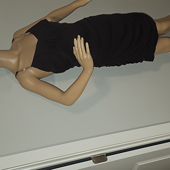 Speechless Little Black dress Juniors Large NWT MSRP $46 Jeweled Straps Prom - Picture 12 of 16